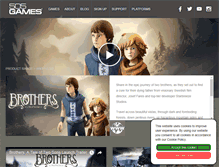 Tablet Screenshot of brothersthegame.com